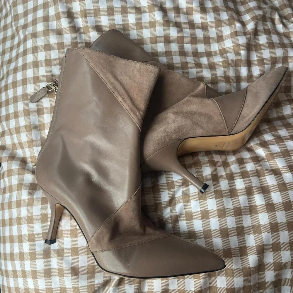Italian Heeled Boots - Picture 1 of 2